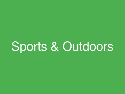 Sports & Outdoors